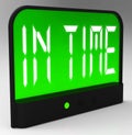 In Time Clock Means Punctual Or Not Late