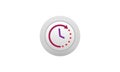 Time, clock stop watch, limited offer, happy hour, deadline concept, line icon, vector illustration Royalty Free Stock Photo