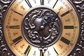 Old clock wallpaper, vintage clock Royalty Free Stock Photo