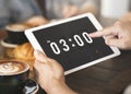 Time And Date Clock Graphic Concept Royalty Free Stock Photo