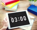 Time And Date Clock Graphic Concept Royalty Free Stock Photo