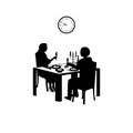 Time for dinner Royalty Free Stock Photo