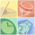 Time evolution icons