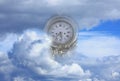 time flies to end of world metaphor Royalty Free Stock Photo