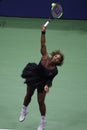 23-time Grand Slam champion Serena Williams in action during her 2018 US Open final match against Naomi Osaka