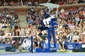 23-time Grand Slam champion Serena Williams argues with chair umpire Carlos Ramos during her 2018 US Open final match