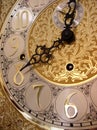 Time on a grandfather clock