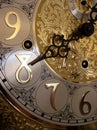 Time on a grandfather clock