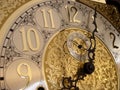 Time on a grandfather clock