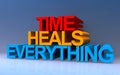 time heals everything on blue