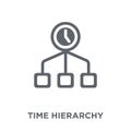 Time hierarchy icon from Productivity collection.