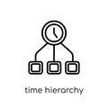 Time hierarchy icon from Productivity collection.