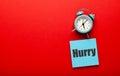 Time is in a hurry, business is fuss and rush Royalty Free Stock Photo