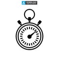 Time icon or logo isolated sign symbol vector illustration