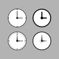 Time icons vector design