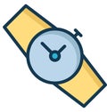 Time Isolated Vector Icon which can easily modify or edit Royalty Free Stock Photo