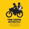 Time Keeper Motorcycle Royalty Free Stock Photo