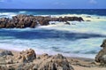 Time Lapse Asilomar State Marine Reserve Royalty Free Stock Photo