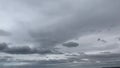 Time Lapse gray Sky thunderstorms Clouds