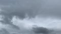 Time Lapse gray Sky thunderstorms Clouds