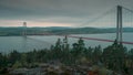 Time lapse of HÃ¶gakustenbron bridge in West Sweden in the area Hoega Kusten