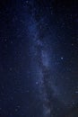 Time Lapse Image of the Night Stars Royalty Free Stock Photo