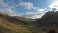 Time lapse of Llyn Gwynant in Snowdonia National Park Gwynedd North Wales