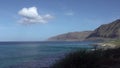 Time lapse of Makua beach on the island of Oahu in Hawaii