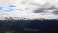 Time lapse - Moving coulds over the Rosengarten mountain range