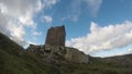 Time-lapse of old Scottish castle