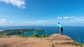 Time Lapse Professional photography take a photo or video landscape view at Phahindum view point popular landmark in Phuket Thaila