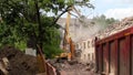 Demolition prefabricated house