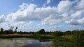 Timelapse of scurrying clouds and a pond on Wetley Moor Staffordshire.