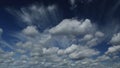 Time lapse of spectacular clouds