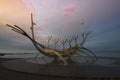 Time lapse of the Sun Voyager in Reykjavik, Iceland