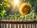 Sunflower time lapse