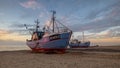 Time lapse of a sunset at Thorup Strand in northern part of Denmark