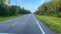 A Time lapse video of Driving through the Florida countryside on Highway 441