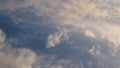 Time lapse video of white cumulus and fleecy clouds morphing on blue sky, 4K