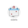 Time Management Business Timing Events Icon