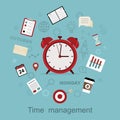 Time management concept planning, organization, working time