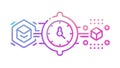Time Management and Data Processing, Workflow Efficiency, vector design Generative AI Royalty Free Stock Photo