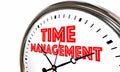 Time Management Efficient Clock Managing Projects 3d Illustration