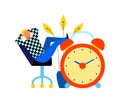 Time Management Icon Royalty Free Stock Photo