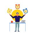 Time Management Icon Royalty Free Stock Photo