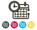 Time Management Icon stock illustration