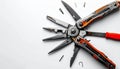 Time Management and Productivity Multi-Tool Clock Concept Royalty Free Stock Photo