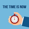 Time management stop watch poster