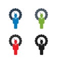 Time Manager Icon Set. Royalty Free Stock Photo