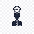 Time mind transparent icon. Time mind symbol design from Time ma